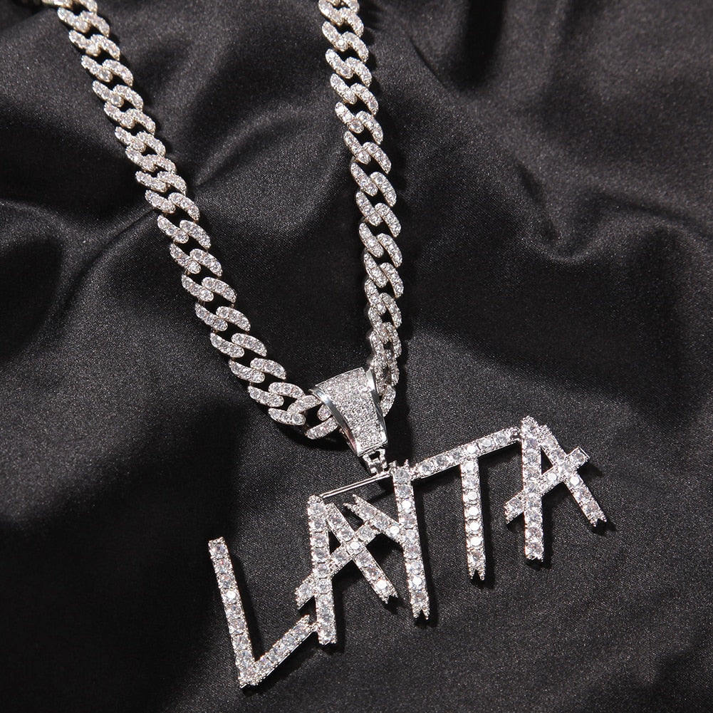 Customized Name Pendent Full Iced Out