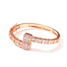 Load image into Gallery viewer, Baguette CZ Bracelets Bangles Iced Out CZ
